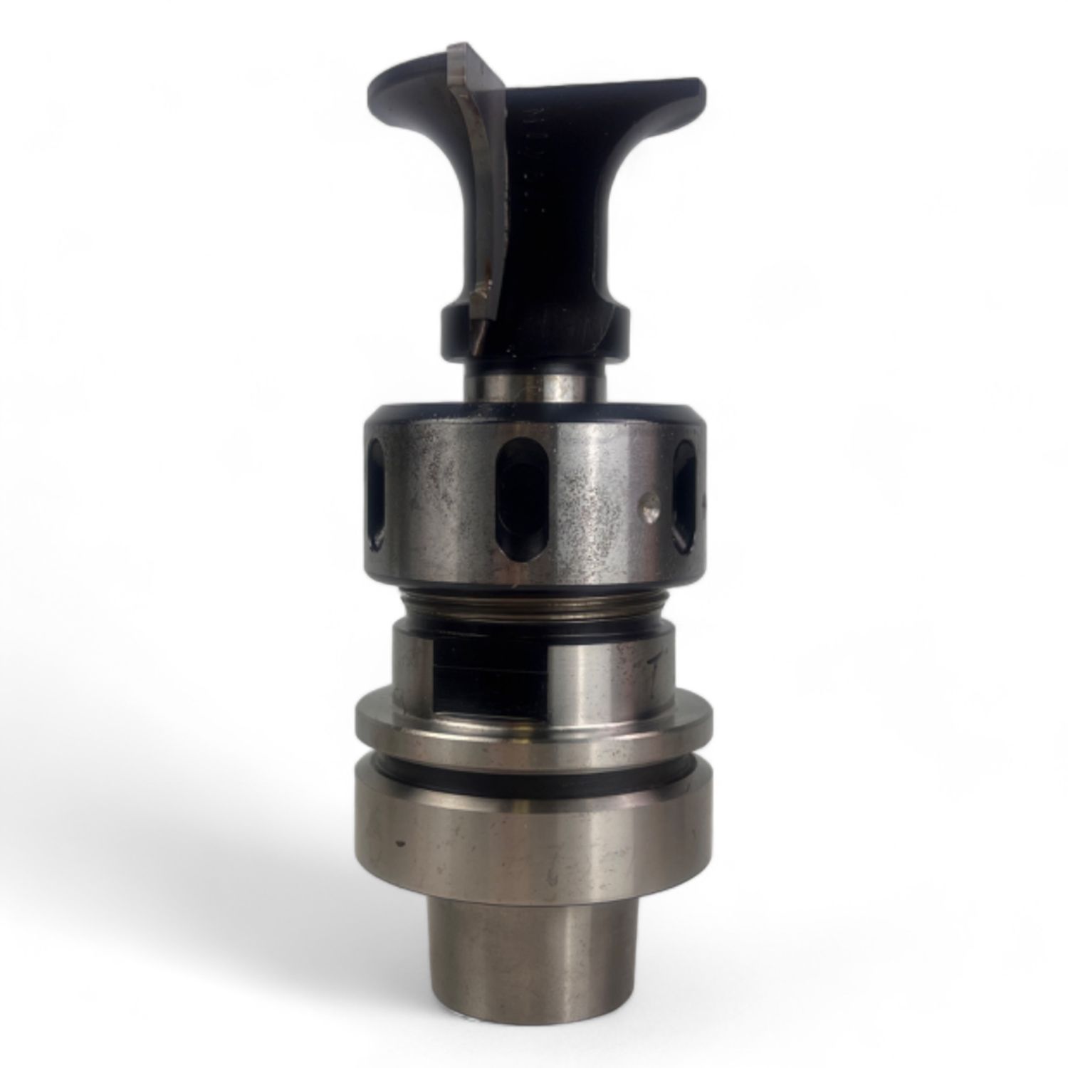 HSK 63 F Spannzangenfutter mit austauschbaren Spannzangen und DIA Profilfräser Ø 40 mm, Z=3