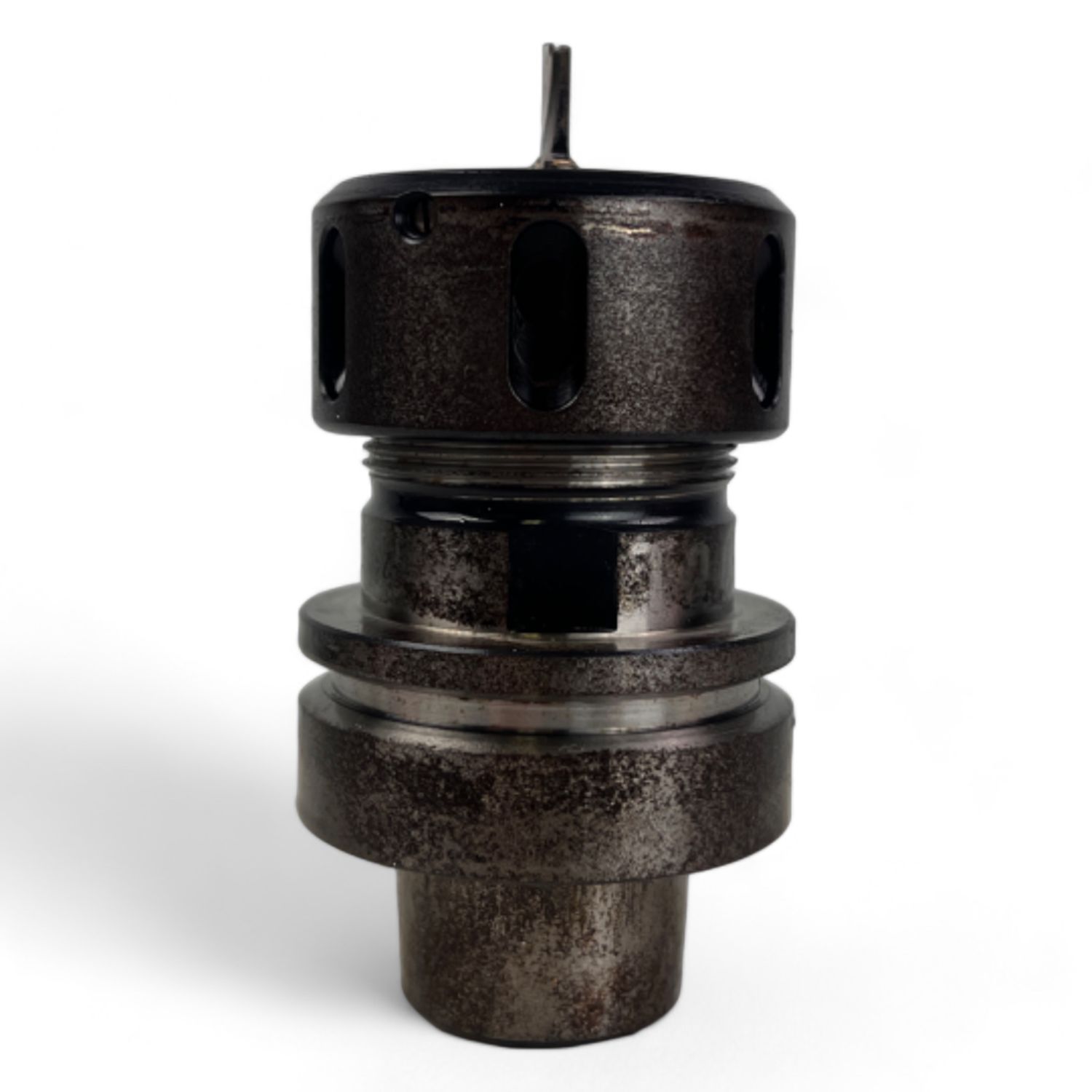 HSK 63 F Spannzangenfutter mit Spannzange und Fräser D=3,9 L=12,9 mm