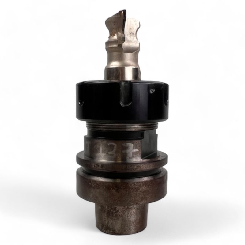HSK 63 F Spannzangenfutter mit Spannzange und Fräser D=35 L=21 mm