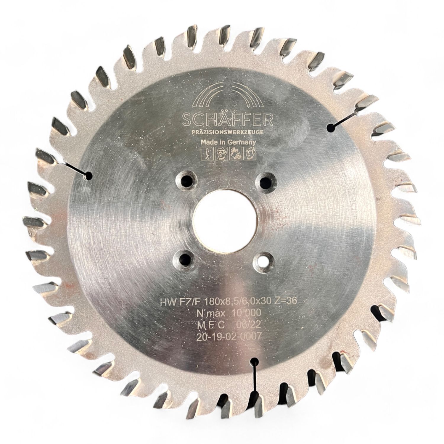 HW Nuter Schäffer D=180x8.5/6.0x30 Z=36 B=8