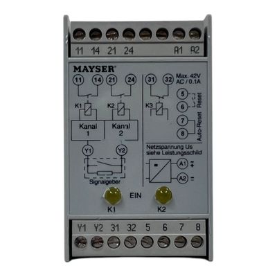Mayser SG-EFS 134 ZK2/1 Sicherheitsrelais 7500487 Mayser SG-EFS 134 ZK2/1 Sicherheitsrelais 7500487