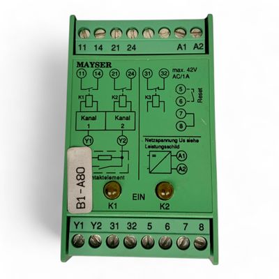 MAYSER SG-EFS 104 ZK2/1 Sicherheitsschaltgerät | 24V AC/DC | Gebraucht