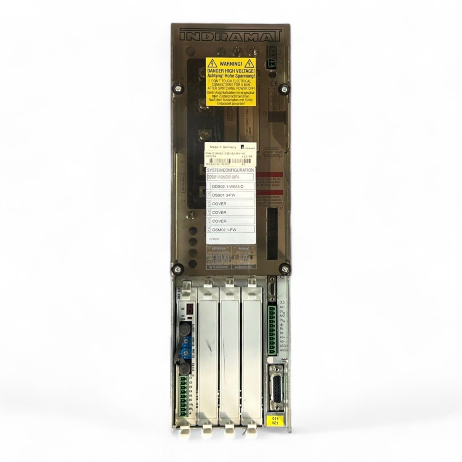 INDRAMAT Bosch Rexroth DDS02.1-W025-D​ DSS01 3FW  DSM02.1-FW
