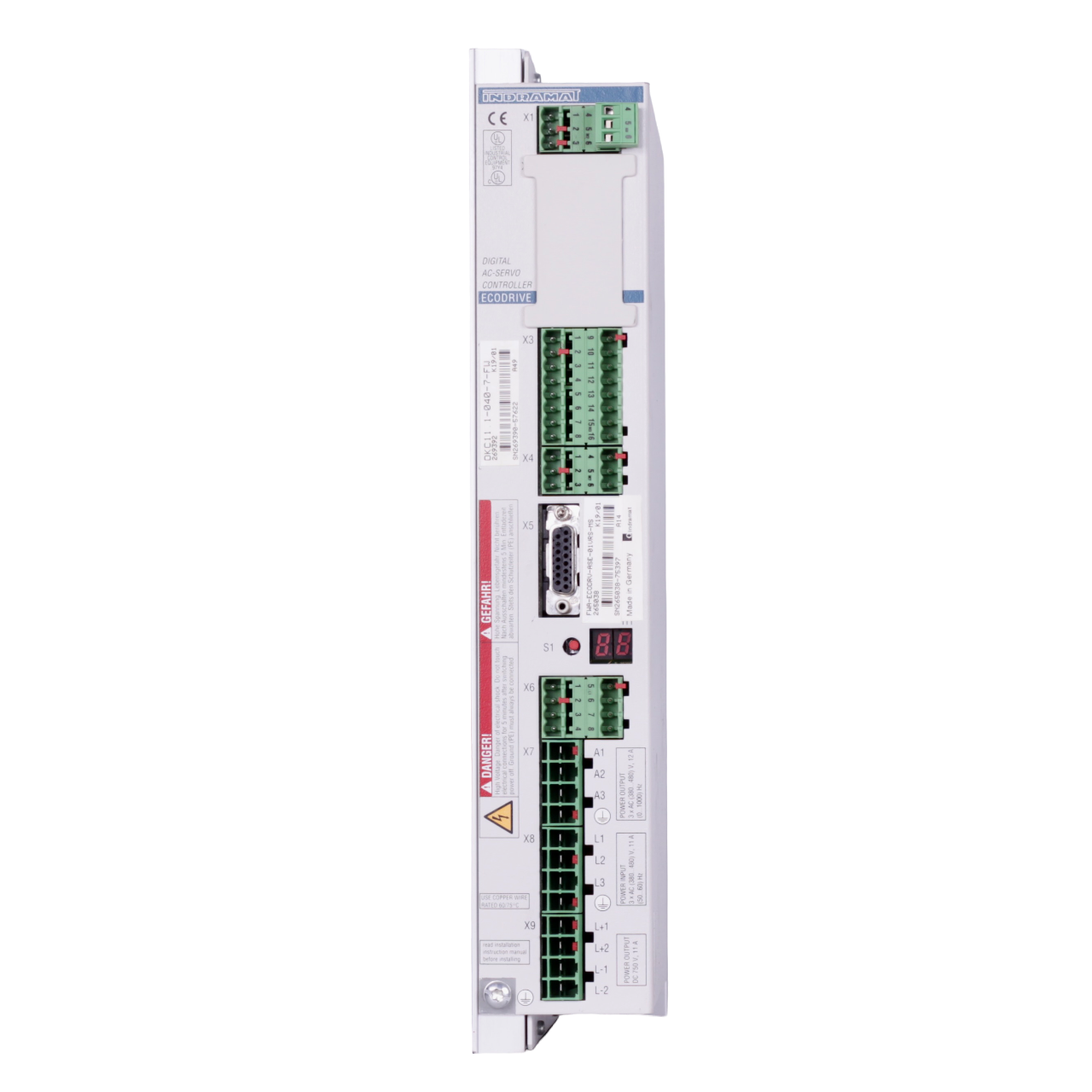 Bosch Rexroth Indramat Digital AC-Servo Controller DKC11.1-040-7-FW
