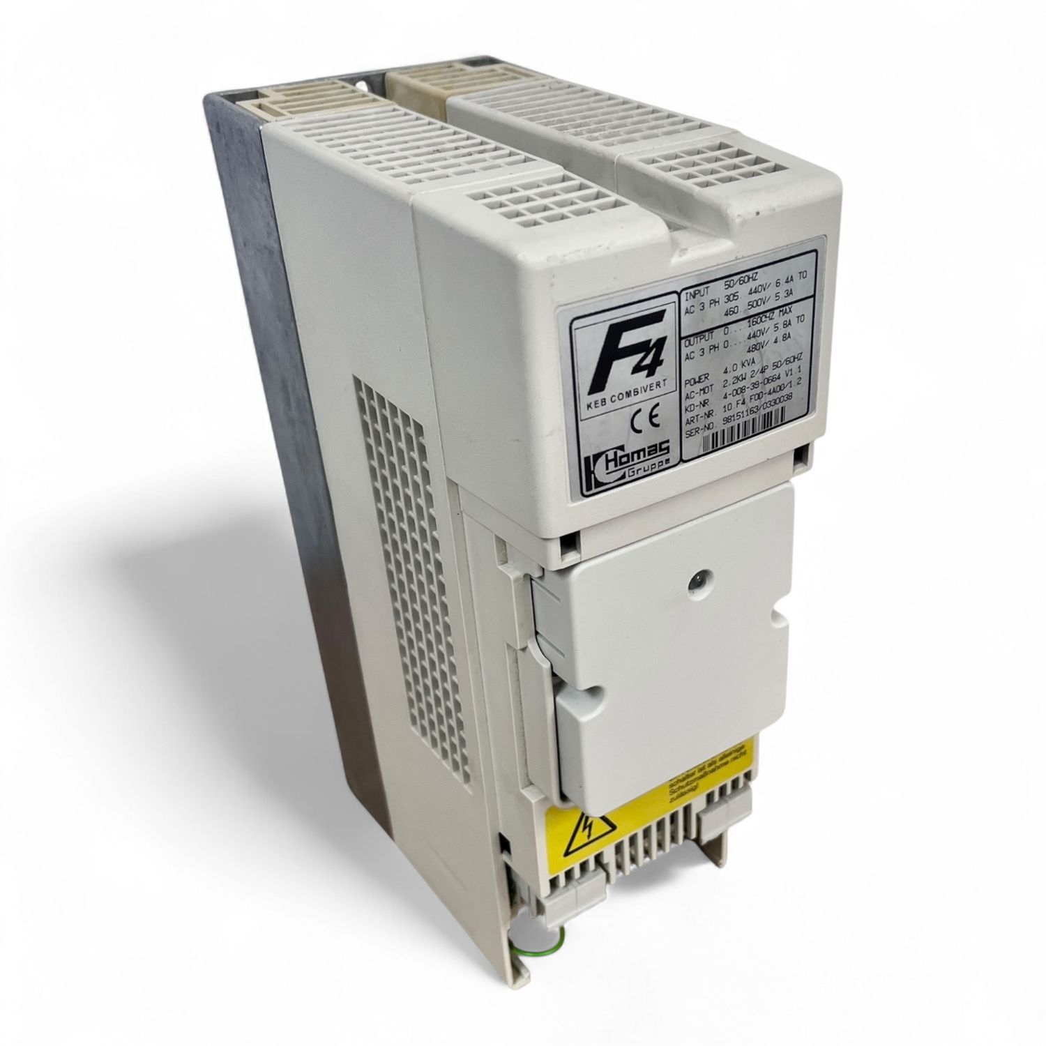 KEB  HOMAGCombivert F4 10 F4 FOO-4A00/1.2  2,2 KW 4 kVA Art. 2-082-01-0048