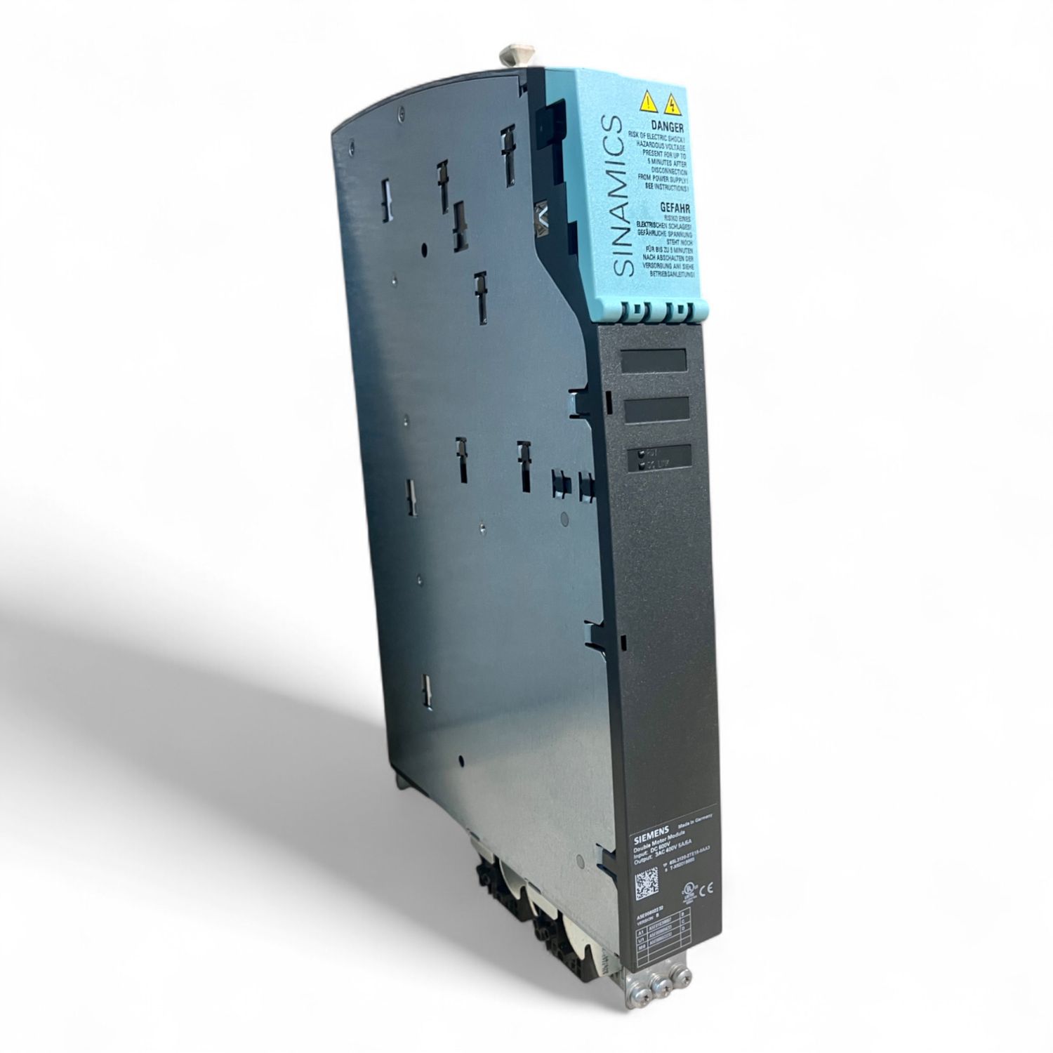 Siemens SINAMICS S120 Double Motor Module SL 6SL3120-2TE21-8AA3 – aus Homag Z‑Achse