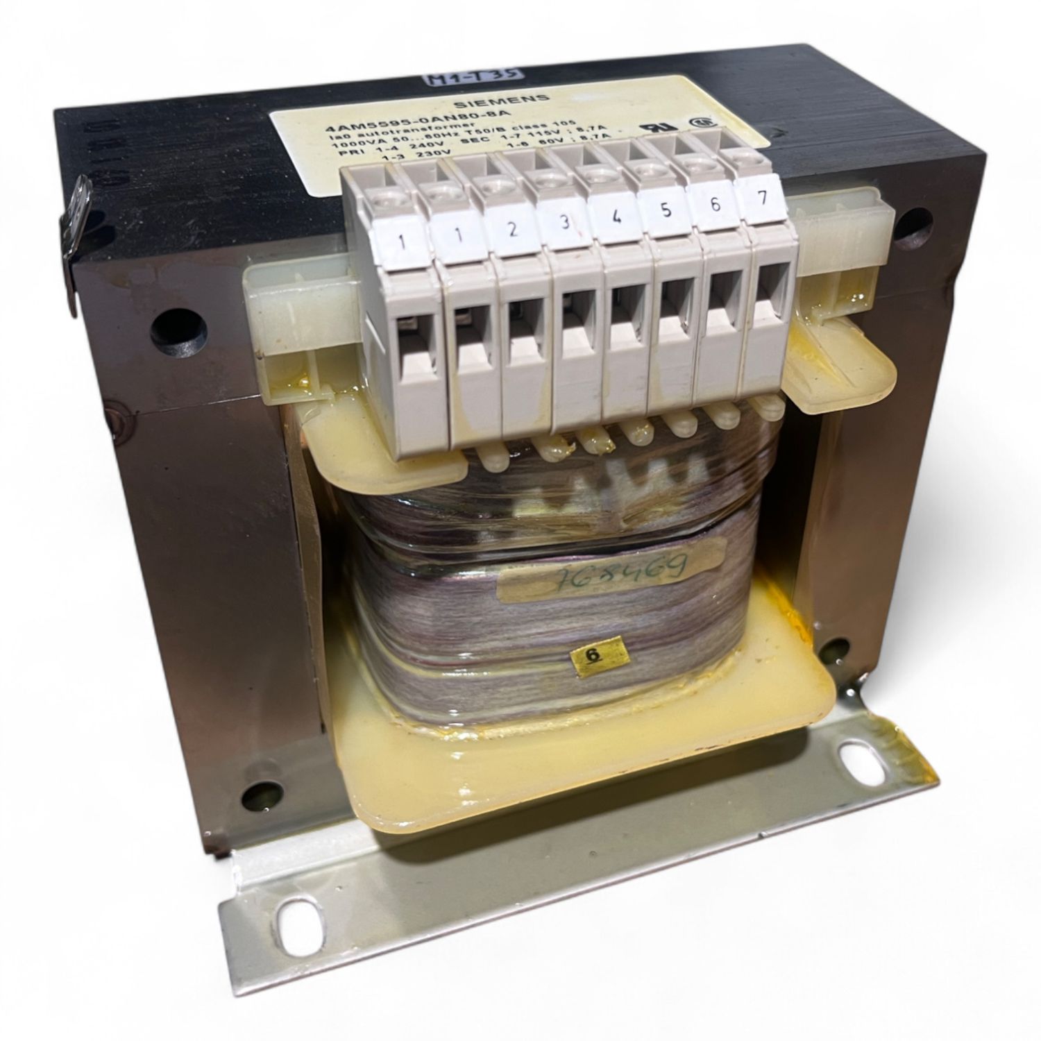 Siemens Autotransformator 1000 VA 240→115/60/30 V – 4AM5595-0AN80-8A | Step-Down | Control (aut.)