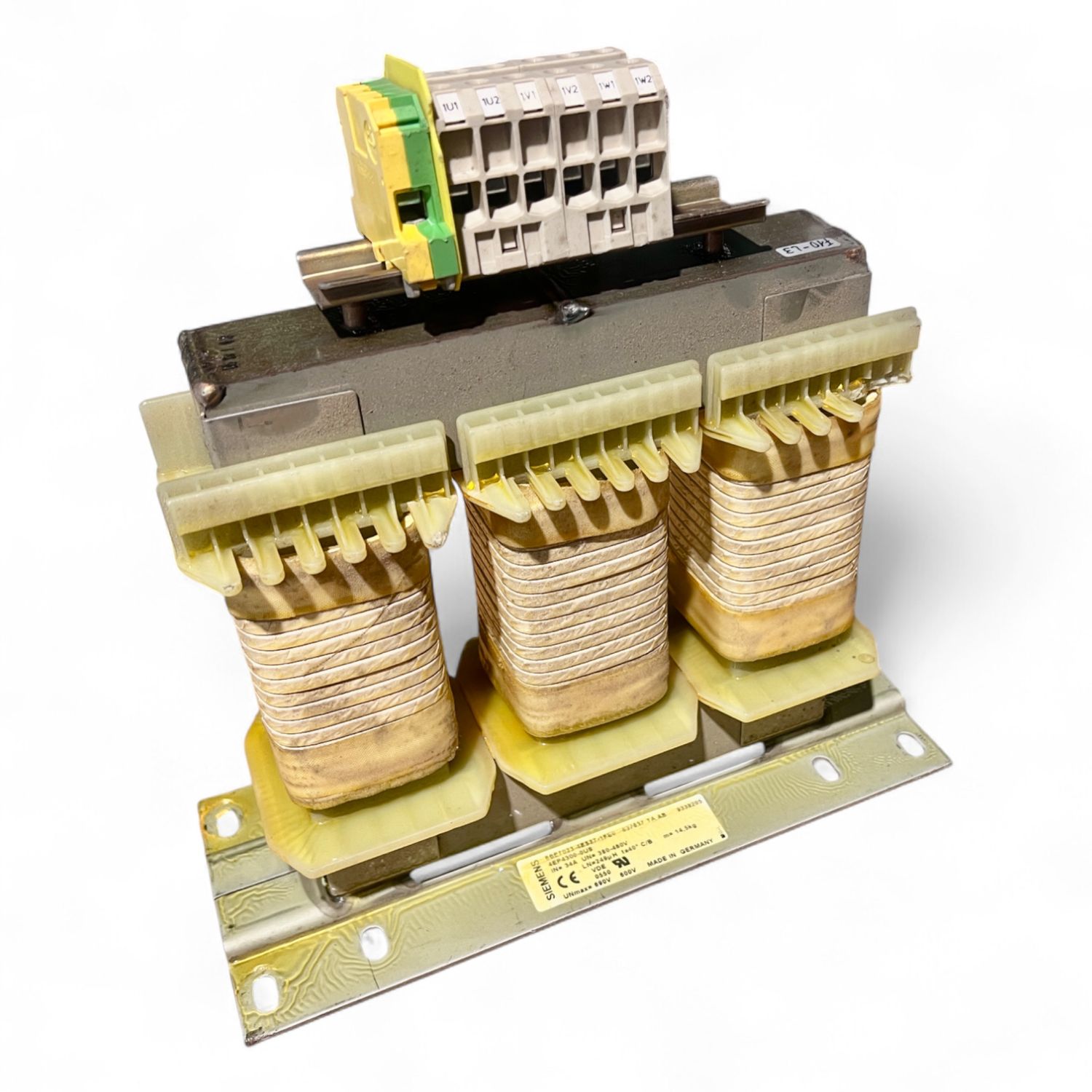 Siemens Netzdrossel 34 A 380–460 V 249 µH – Line Reactor | Drosselspule | 6SE7023-4ES87-1FE0