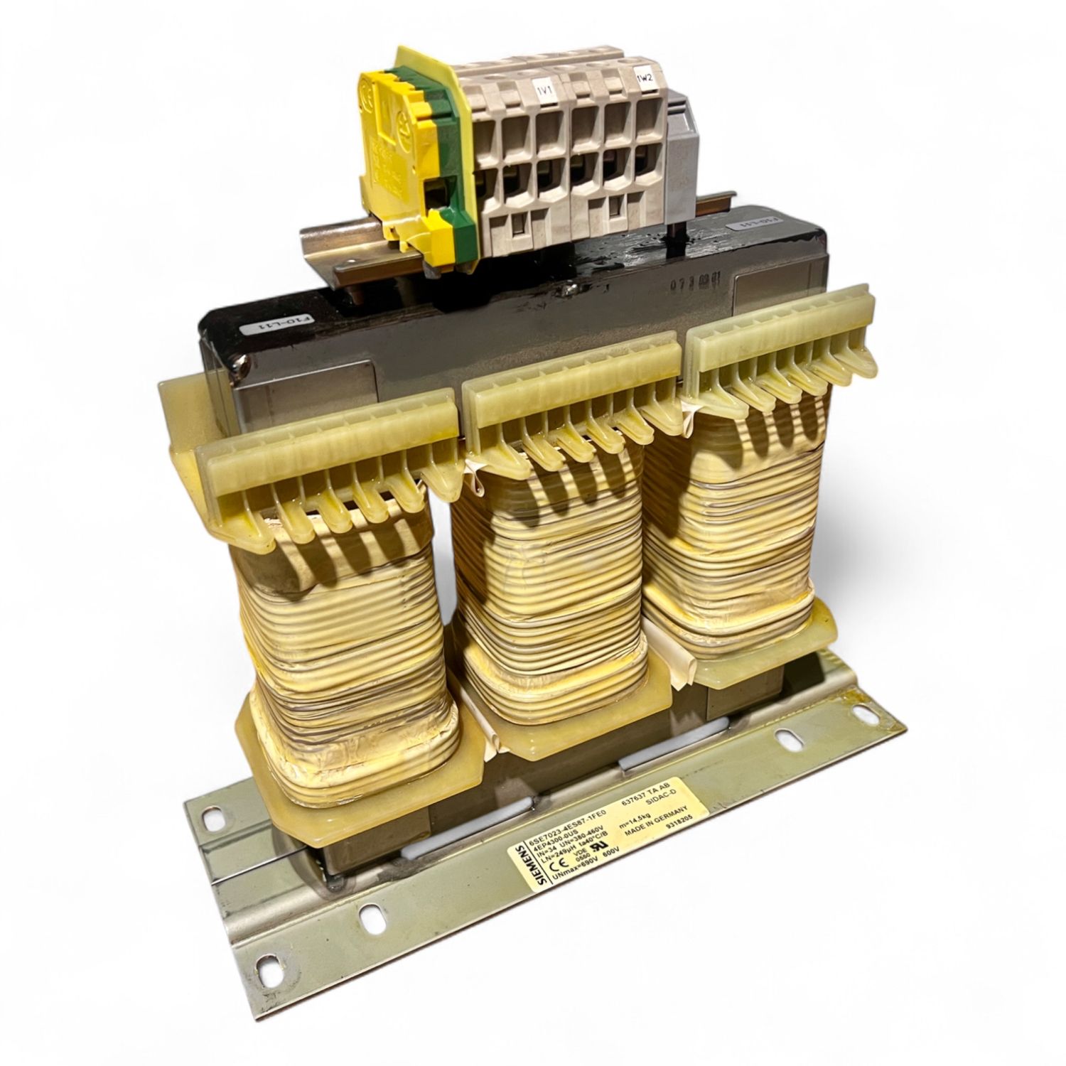 Siemens Netzdrossel 34 A 380–460 V 249 µH – Line Reactor | Drosselspule | 6SE7023-4ES87-1FE0