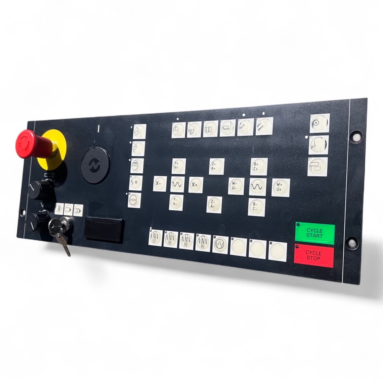 NUM 830M Operator Panel (Bedienfeld Kurzhubtastatur / Keyboard Panel) Original Ersatzteil für IMA CNC-Maschinen mit NUM 1060 Steuerung – Art.-Nr. 207202830M IMA 810 V