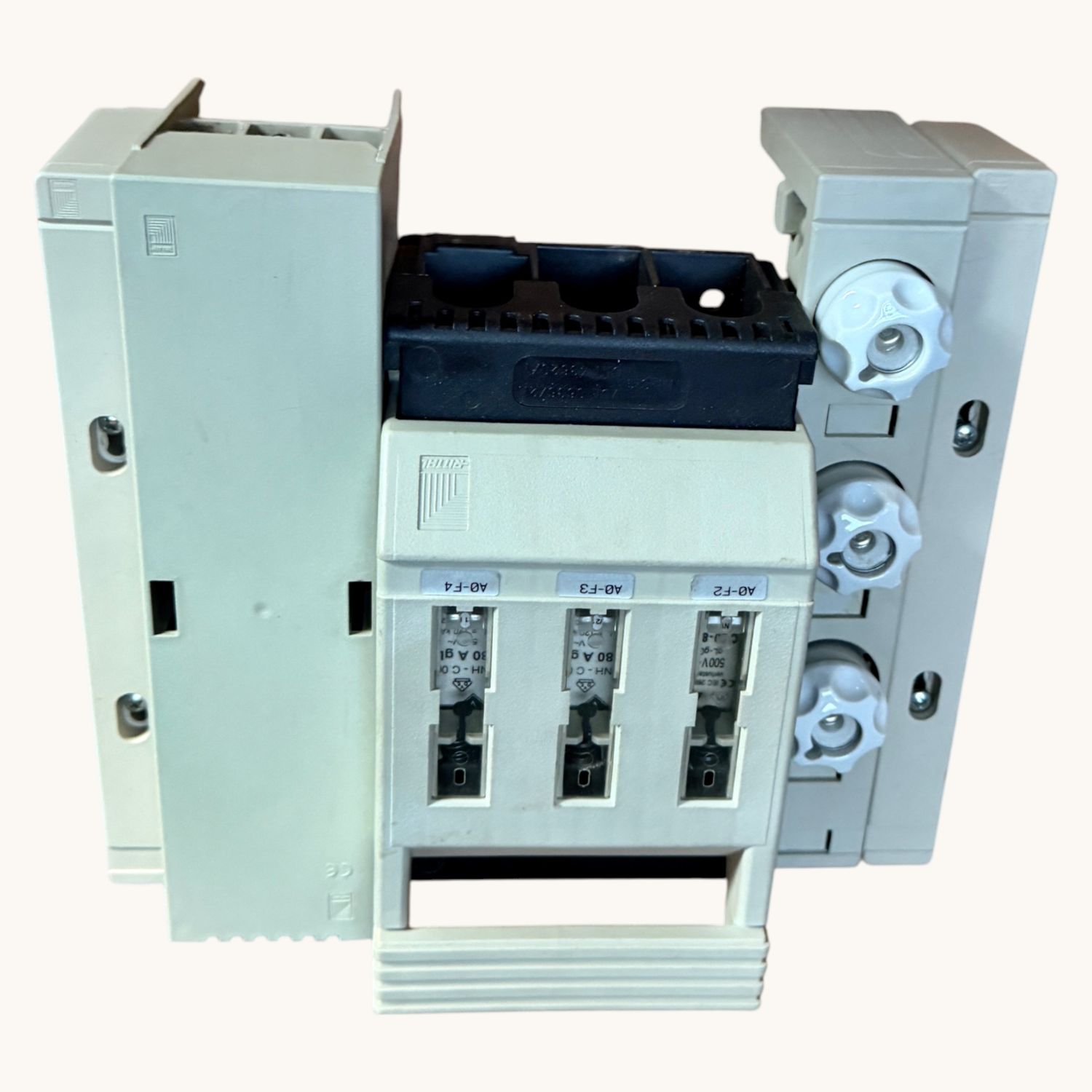 NH Sicherungslasttrenner 3 polig NH00 mit Sicherungshaltern Art.-Nr. NH00-3P