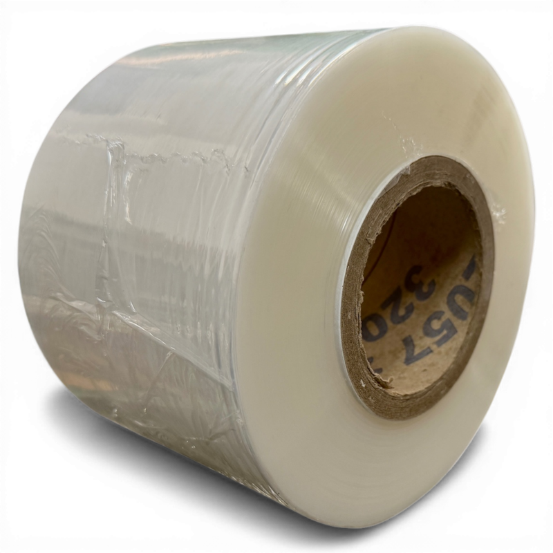 10 (Stck.)  x PE Stretchfolie transparent – 125 mm × 762 Lfm, 23 MY, 76 mm Kern Dynawrap, Robopac etc.