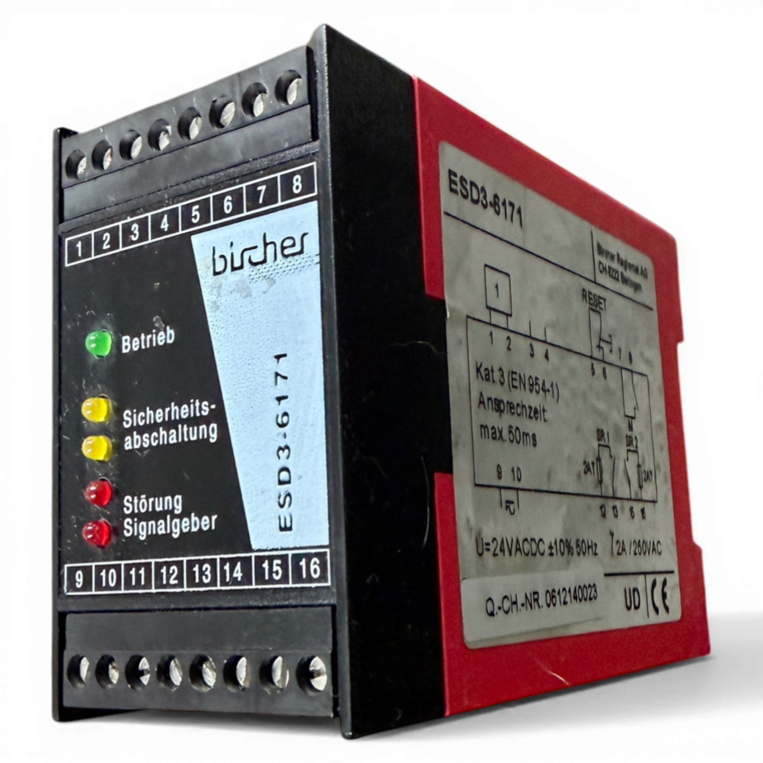 Bircher Reglomat Sicherheitsrelais ESD3-6171 – Art.-Nr. 6171 HOMAG Nr. 4-008-32-0967 Bircher Reglomat Sicherheitsrelais ESD3-6171 – Art.-Nr. 6171 HOMAG Nr. 4-008-32-0967