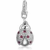 ROSATO Ciondolo Charm Coccinella in Argento 925