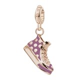 ROSATO Ciondolo Charm Sneakers in Argento Rosa 925