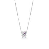 ROSATO Collana Messaggi Orsetto in Argento 925