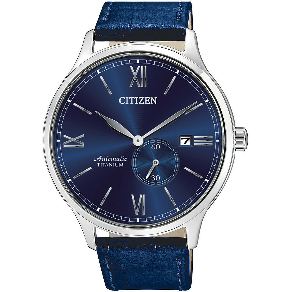 CITIZEN Solo Tempo Titanio-Automatico NJ0090-48L. Orologio da Polso In Pelle Uomo