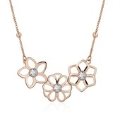 BROSWAY Collana Ikebana in Acciaio Rosa