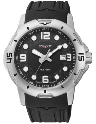 VAGARY By Citizen Solo Tempo IB6-019-50. Orologio Da Polso In Silicone Uomo