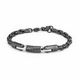 BROSWAY Bracciale Bounty in Acciaio pvd Nero Lucido