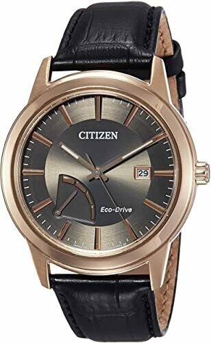 CITIZEN Power Reserve Solo Tempo Eco Drive AW7013-05H. Orologio da Polso In Pelle Uomo