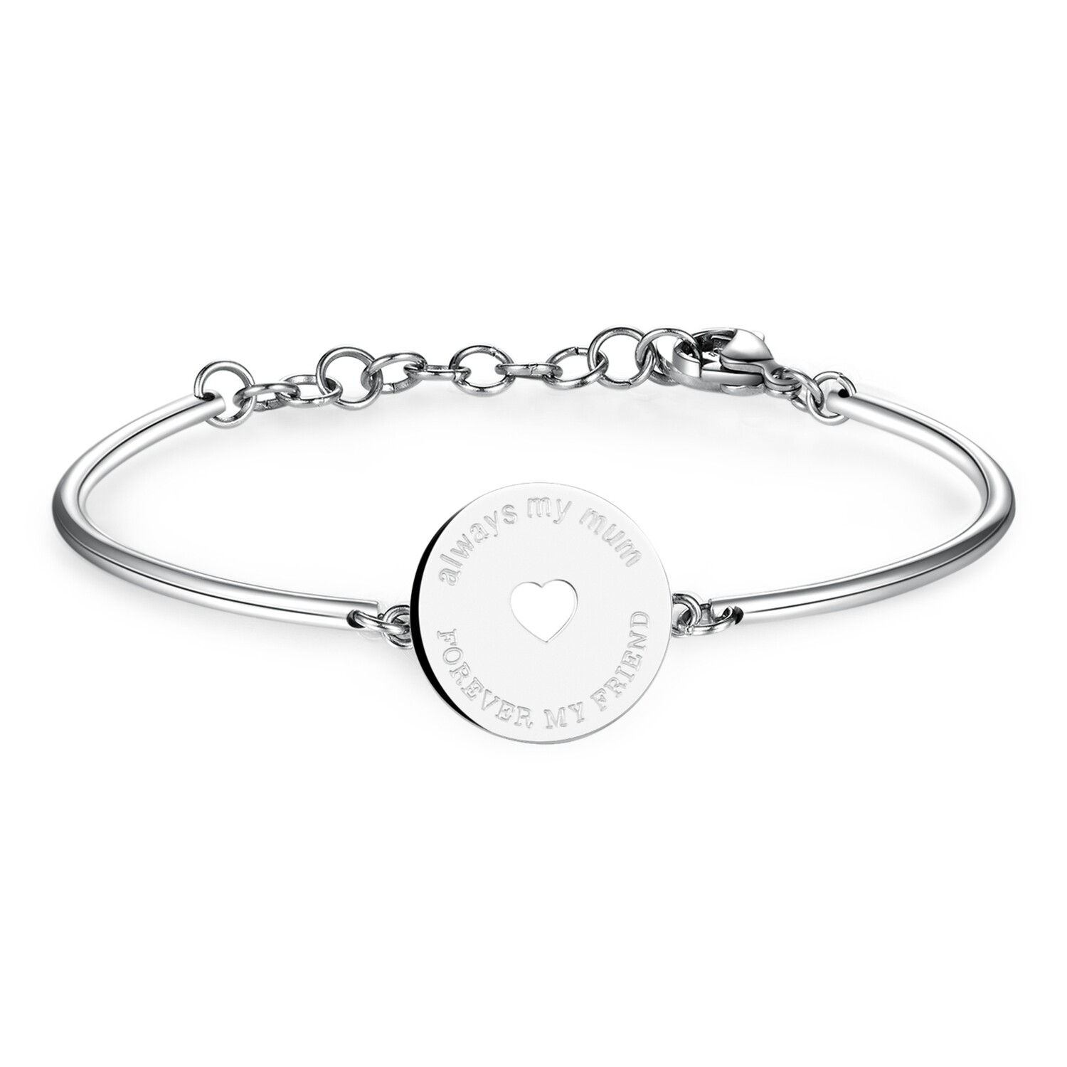 BROSWAY Bracciale Chakra I Love You Mum in Acciaio