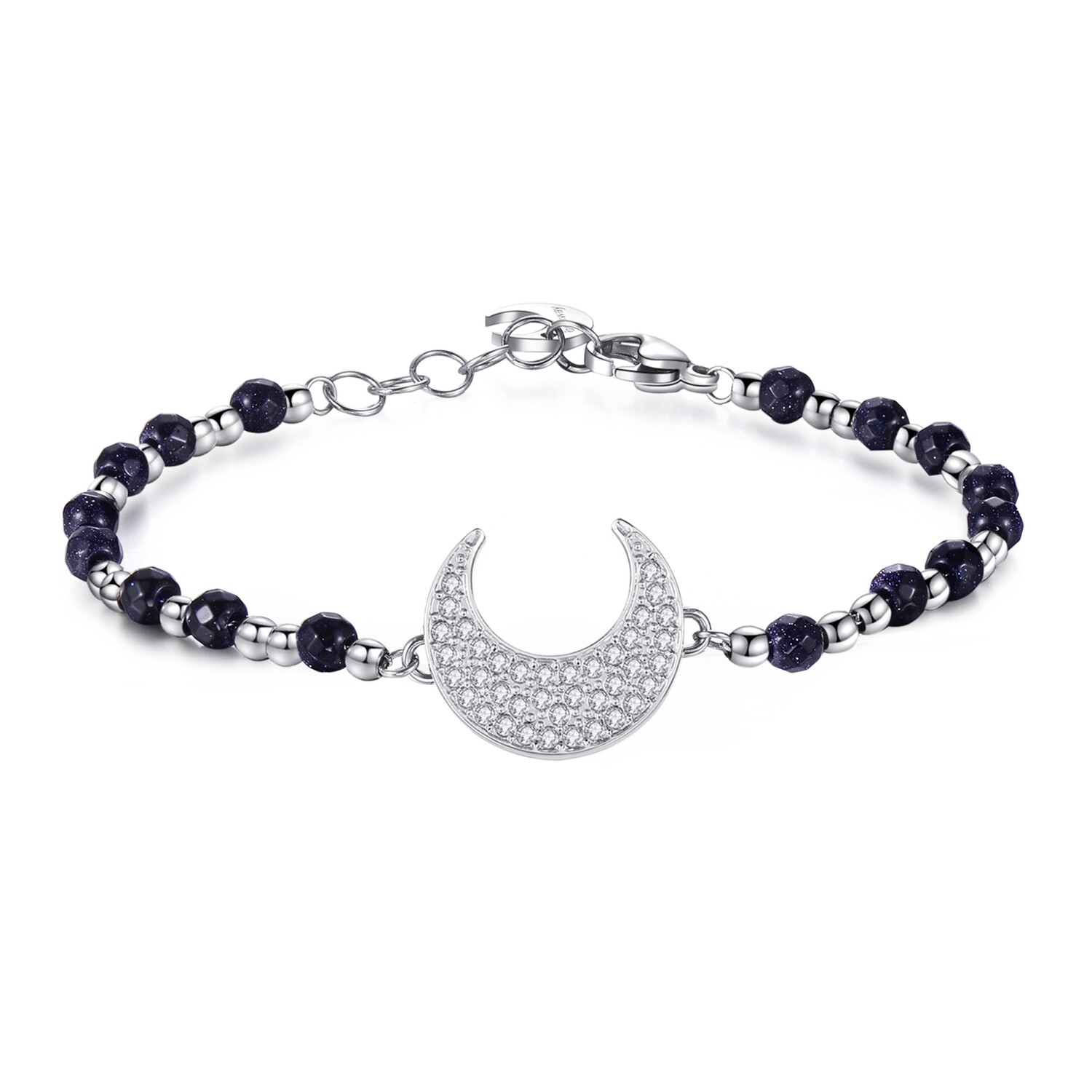 BROSWAY Bracciale Chakra Luna Crescente in Acciaio