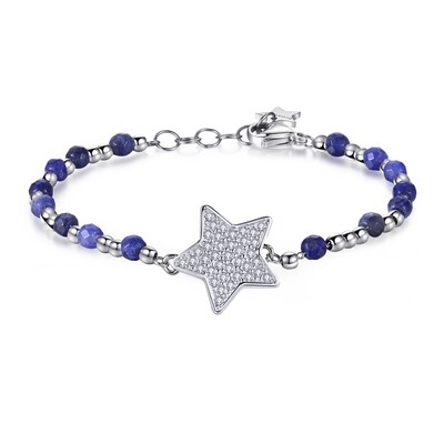 BROSWAY Bracciale Chakra Stella in Acciaio