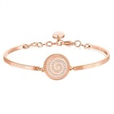 BROSWAY Bracciale Chakra Simboli in Acciaio pvd Oro Rosa