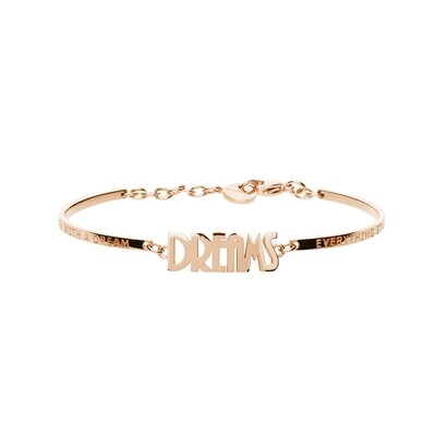 BROSWAY Bracciale Chakra Frasi e Parole in Acciaio pvd Oro Rosa