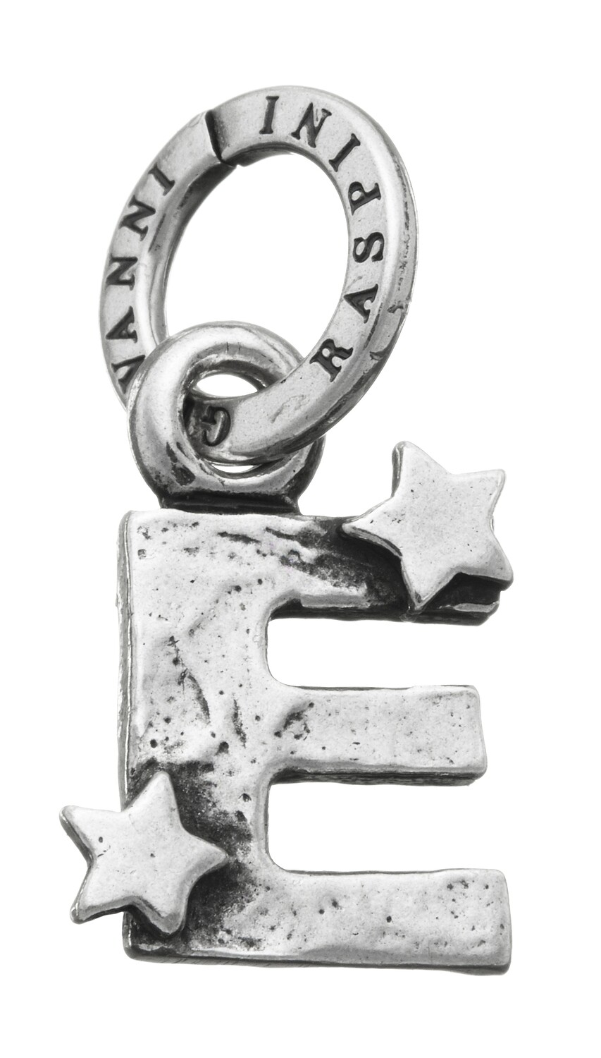 GIOVANNI RASPINI Ciondolo Charm Lettera "E" Con Stelle In Argento 925