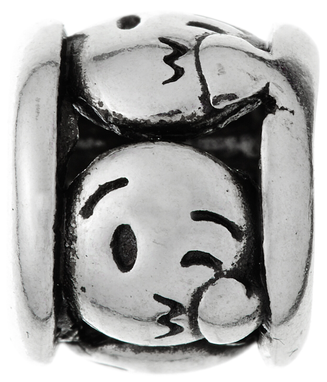 GIOVANNI RASPINI Ciondolo Bead Smile Kiss In Argento 925