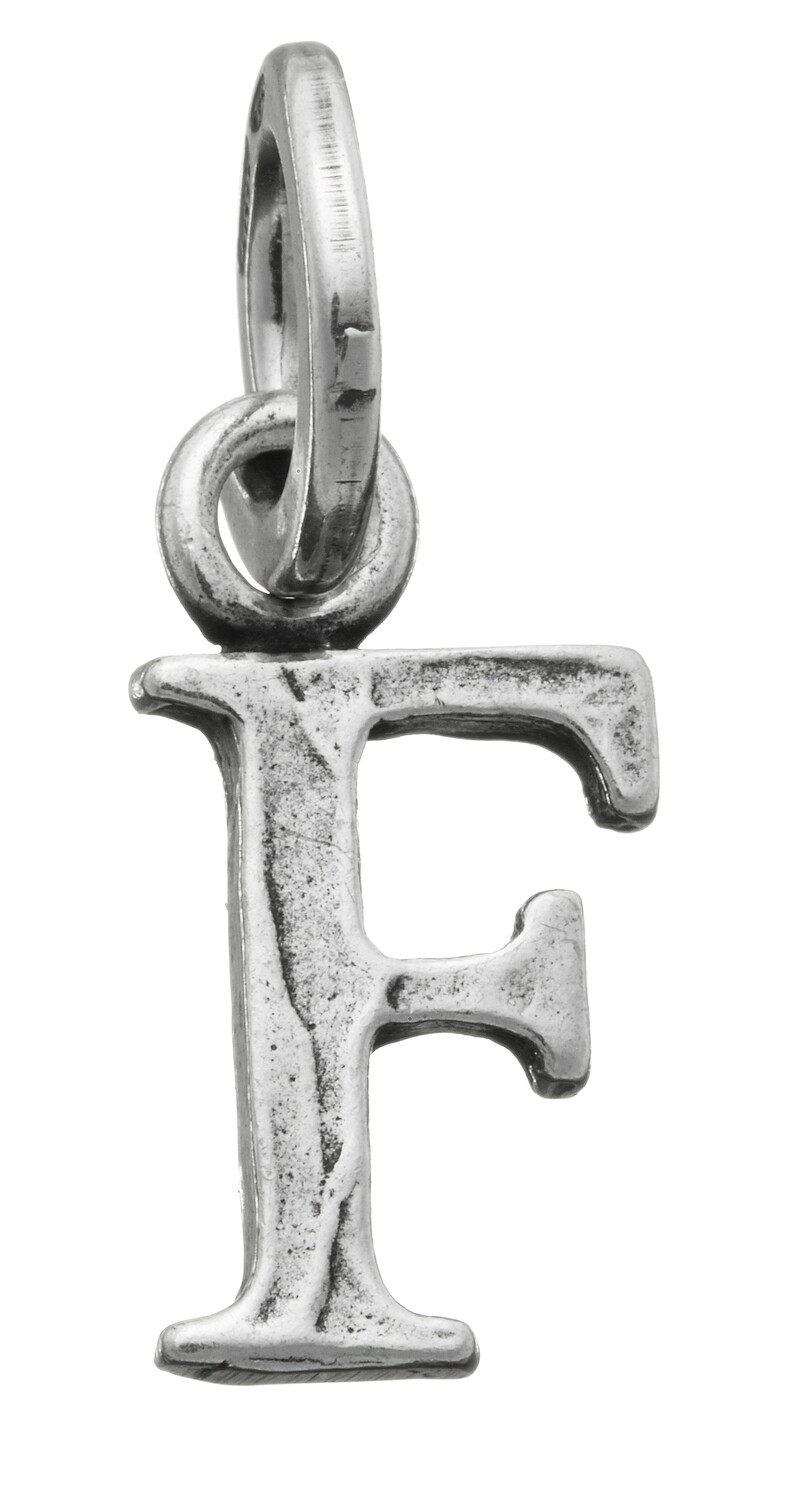 GIOVANNI RASPINI Ciondolo Charm Lettera Logo "F" In Argento 925