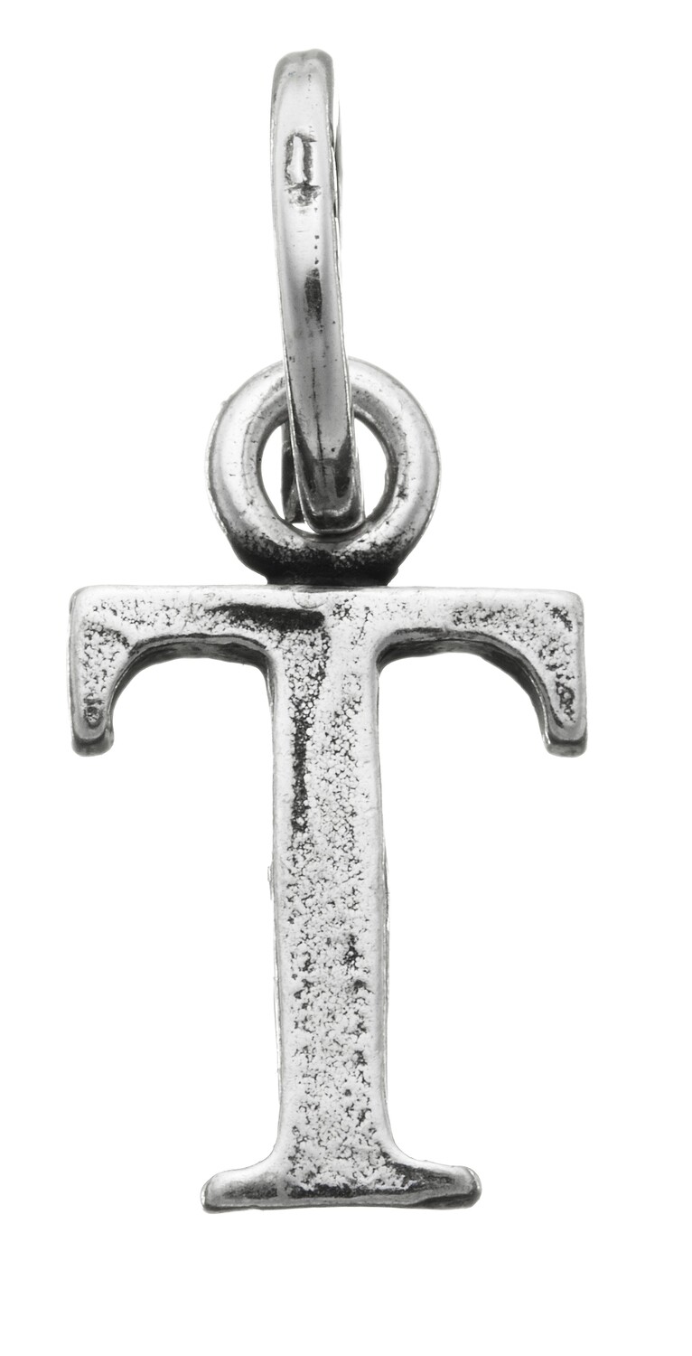 GIOVANNI RASPINI Ciondolo Charm Lettera Logo "T" In Argento 925