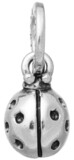 GIOVANNI RASPINI Ciondolo Charm Mini Coccinella In Argento 925