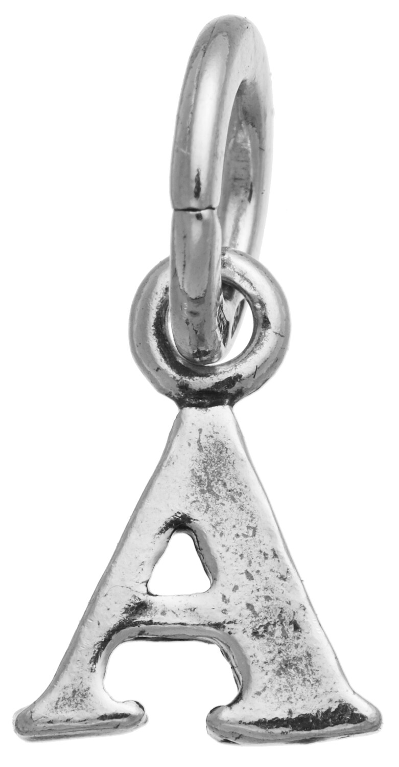 GIOVANNI RASPINI Ciondolo Charm Mini Lettera Logo &quot;A&quot; In Argento 925