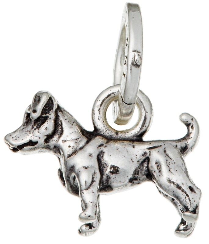 GIOVANNI RASPINI Ciondolo Charm Jack Russel In Argento 925