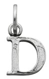 GIOVANNI RASPINI Ciondolo Charm Lettera Logo &quot;D&quot; In Argento 925