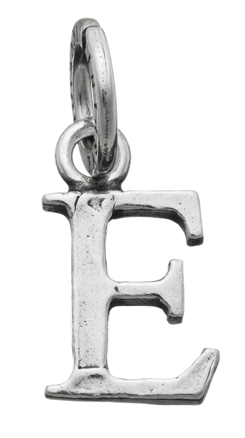 GIOVANNI RASPINI Ciondolo Charm Lettera Logo "E" In Argento 925