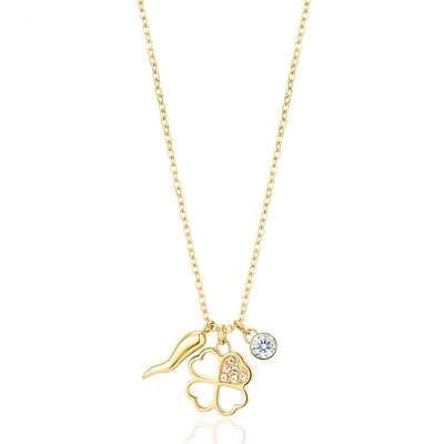 BROSWAY Collana Chakra Fortuna in Acciaio pvd Oro