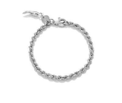 GIOVANNI RASPINI Bracciale Torchon Mini in Argento 925