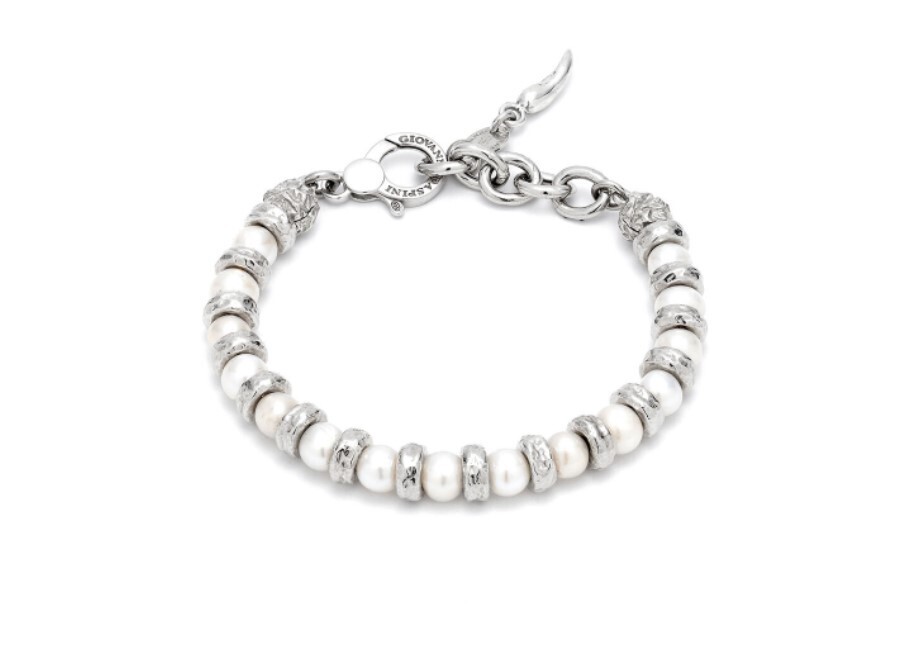 GIOVANNI RASPINI Bracciale EMMA in Argento 925 con Perle Naturali