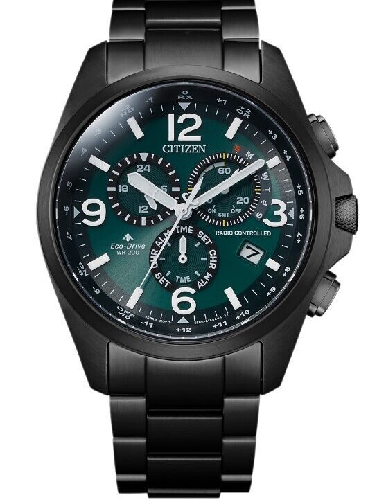 CITIZEN Radiocontrollato Eco Drive Promaster CB5925-82X. Orologio da Polso In Pelle Uomo