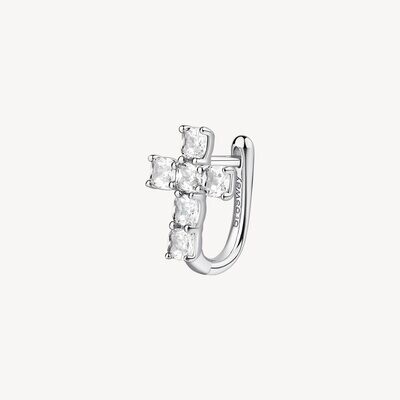 BROSWAY Orecchino SINGOLO FANCY in Argento 925 con Zirconi Infinite White