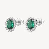 BROSWAY Orecchini Kate FANCY in Argento 925 con Zirconi Life Green