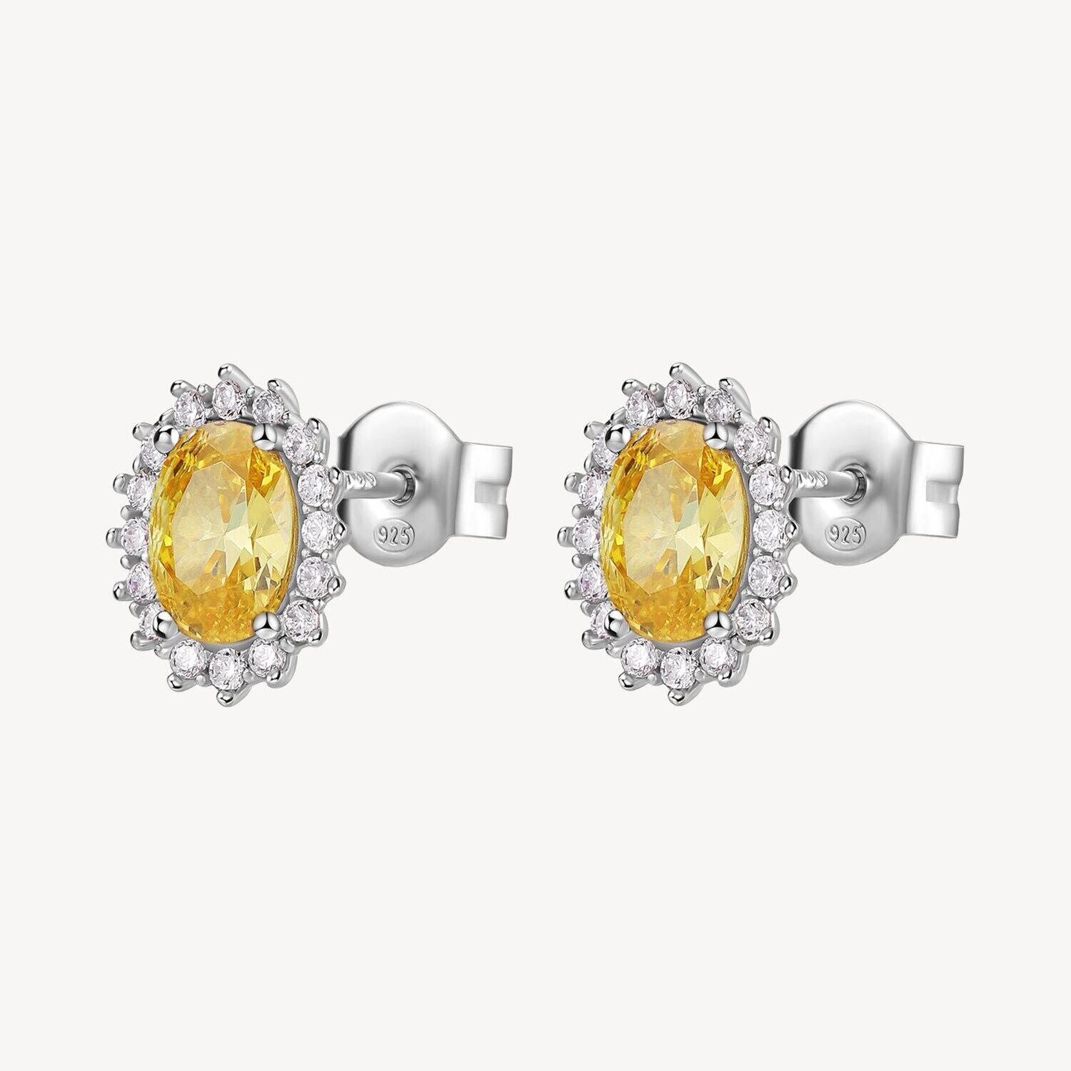 BROSWAY Orecchini FANCY in Argento 925 con Zirconi Energy Yellow