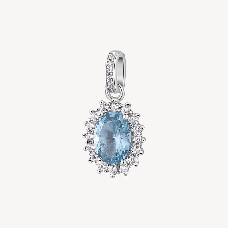 BROSWAY Ciondolo FANCY in Argento 925 con Zirconi Cloud Light Blue