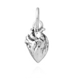 GIOVANNI RASPINI Ciondolo Charm Cuore Anatomico in Argento 925