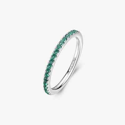 BROSWAY Anello FANCY in Argento 925 con Zirconi Life Green