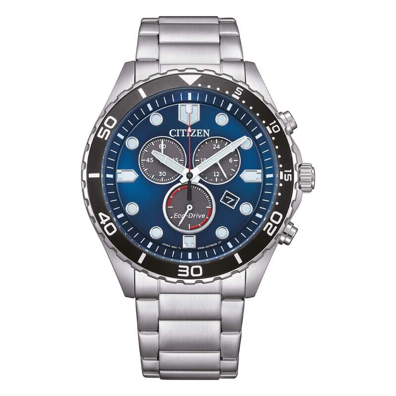 CITIZEN Sport Crono Eco Drive AT2560-84L. Orologio da Polso Uomo